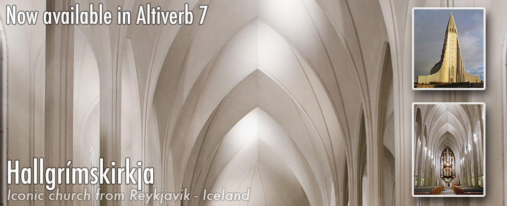 Hallgrimskirkja, Reykjavik, Iceland IR set