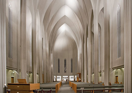 hallgrimskirkja, reykjavik iceland