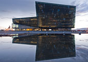 harpa eldborg concert hall reykjavik iceland