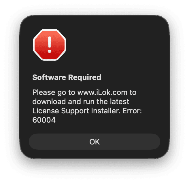 Error 60004 in Logic 12