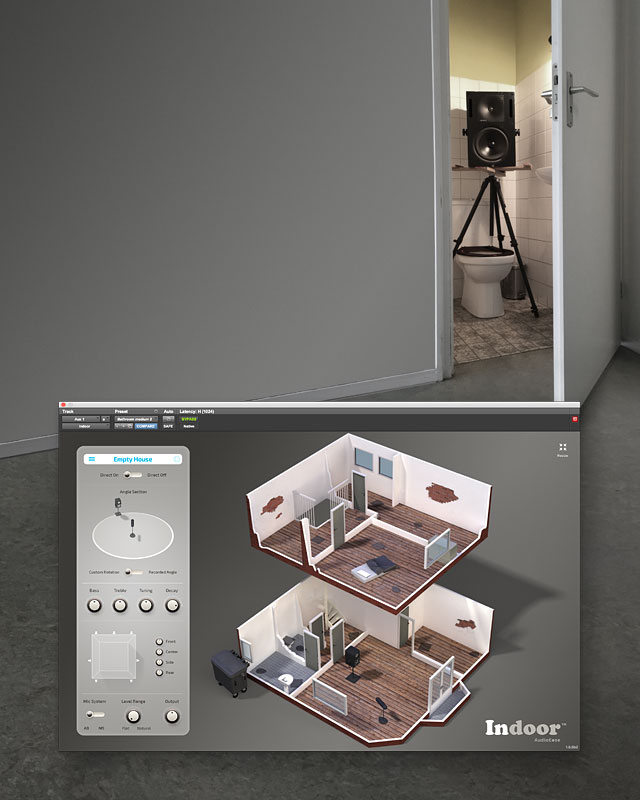 Indoor acoustics for POST reverb plug-in