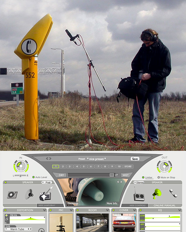 Speakerphone end all speaker simulation plug-in