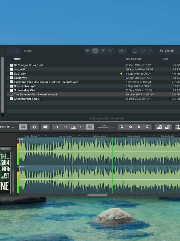 Snapper, view and edit audio file right in the Mac Finder
